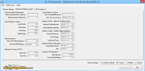 TCP Optimizer 4.1.1 2025